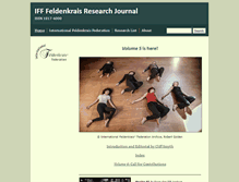 Tablet Screenshot of iffresearchjournal.org